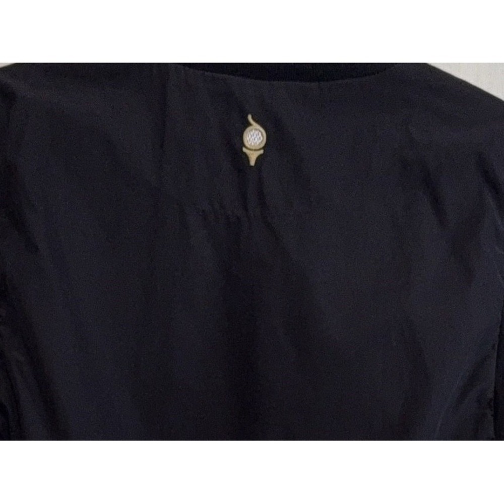 E. Magrath Distinctive Sportswear Sleeveless Vest M Black Tan Golf Embroidered - Picture 6 of 7